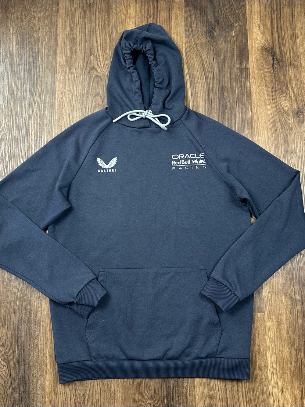 Castore Oracle Red Bull Racing F1 Team Hoodie Mens Small Navy Blue Pullover